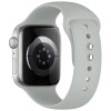 Pulseira de silicone Tech-Protect para Apple Watch 8 / 9 / 10 / 11 / 12 / SE / Ultra 44/45/46/49 mm, cinzento lunar