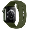 Pulseira de silicone Tech-Protect para Apple Watch 8 / 9 / 10 / 11 / 12 / SE / Ultra 44/45/46/49 mm, verde-oliva