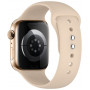 Pulseira de silicone Tech-Protect para Apple Watch 8 / 9 / 10 / 11 / 12 / SE / Ultra 44/45/46/49 mm, nogueira