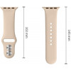 Pulseira de silicone Tech-Protect para Apple Watch 8 / 9 / 10 / 11 / 12 / SE / Ultra 44/45/46/49 mm, nogueira