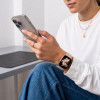 Pulseira de silicone Tech-Protect para Apple Watch 8 / 9 / 10 / 11 / 12 / SE / Ultra 44/45/46/49 mm, nogueira