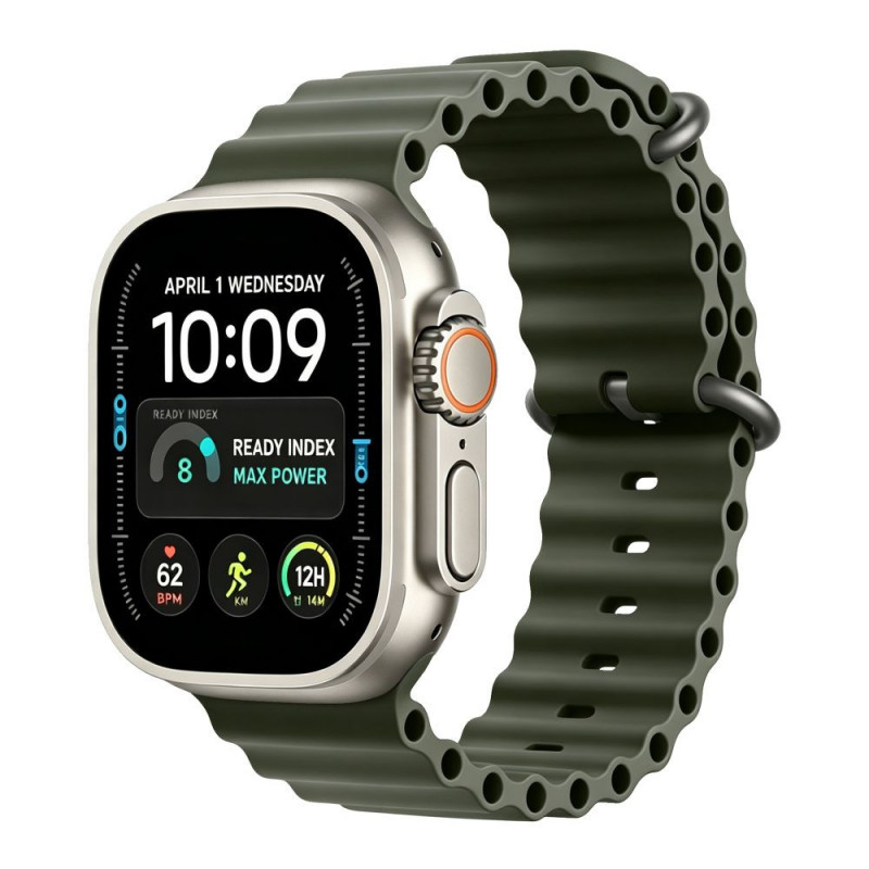 Pulseira Tech-Protect Iconband Pro para Apple Watch 8 / 9 / 10 / 11 / 12 / SE / Ultra 44/45/46/49 mm, verde militar