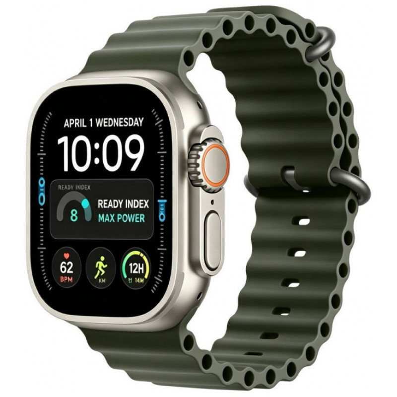 Pulseira Tech-Protect Iconband Pro para Apple Watch 8 / 9 / 10 / 11 / 12 / SE / Ultra 44/45/46/49 mm, verde militar