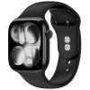 Pulseira de silicone Tech-Protect para Apple Watch 8 / 9 / 10 / 11 / 12 / SE / Ultra 44/45/46/49 mm, preta