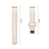 Pulseira Tech-Protect Silicone Line para Apple Watch 8 / 9 / 10 / 11 / 12 / SE / Ultra 44/45/46/49 mm, Stone