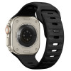 Pulseira Tech-Protect Silicone Line Apple Watch 8 / 9 / 10 / 11 / 12 / SE / Ultra 44/45/46/49 mm, preta