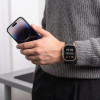 Pulseira Tech-Protect Silicone Line Apple Watch 8 / 9 / 10 / 11 / 12 / SE / Ultra 44/45/46/49 mm, preta
