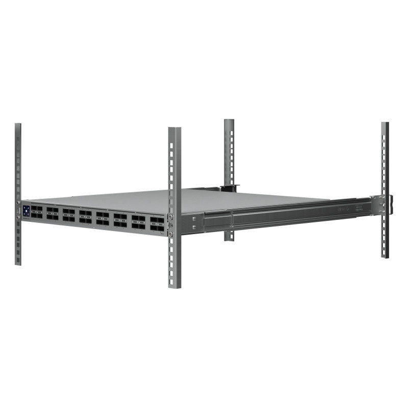 Ubiquiti UniFi Switch 32x QSFP28 100 Gbit, gerido, montável em rack de 19", ecrã tátil de 1,3"