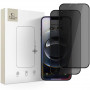 Tech-Protect Anti Spy Glass Pro+ película de vidro temperado com privacidade para Apple iPhone 17e / 16e / 14 / 13 Pro / 13 (2 unid.), preto