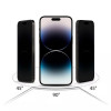 Tech-Protect Anti Spy Glass Pro+ película de vidro temperado com privacidade para Apple iPhone 17e / 16e / 14 / 13 Pro / 13 (2 unid.), preto