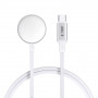 Tech-Protect MC02 UltraBoost Carregador Magnético Cabo USB-C 100 cm para Apple Watch, Branco