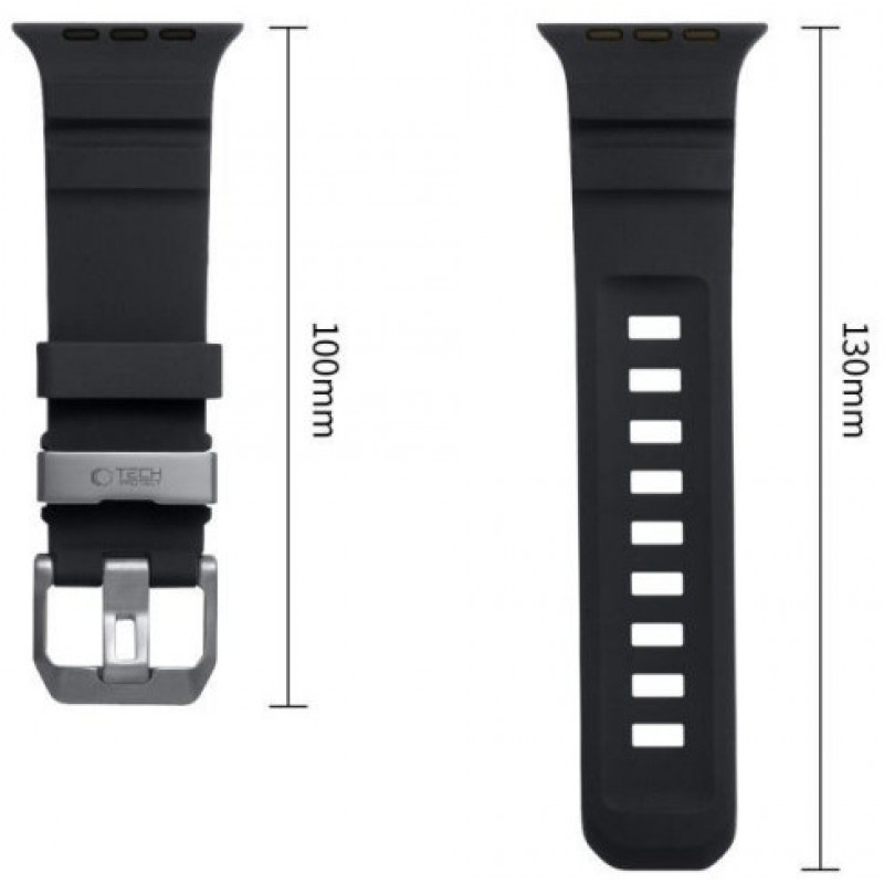 Pulseira Tech-Protect Motion para Apple Watch 8 / 9 / 10 / 11 / 12 / SE / Ultra 44/45/46/49 mm, preta
