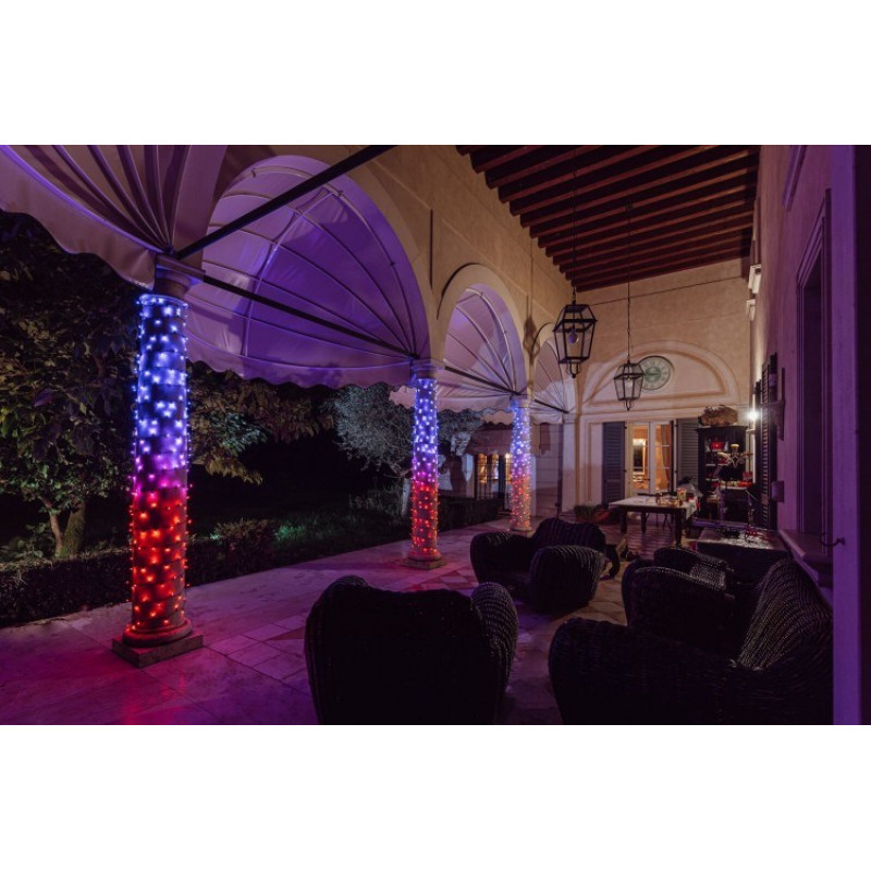 Twinkly Strings 250 luzes de fio LED TWS250SPP-TEU, 5 mm RGBW, transparente