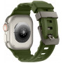 Pulseira Tech-Protect Motion para Apple Watch 8 / 9 / 10 / 11 / 12 / SE / Ultra 44/45/46/49 mm, verde tático