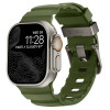 Pulseira Tech-Protect Motion para Apple Watch 8 / 9 / 10 / 11 / 12 / SE / Ultra 44/45/46/49 mm, verde tático