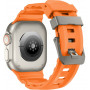 Pulseira Tech-Protect Motion para Apple Watch 8 / 9 / 10 / 11 / 12 / SE / Ultra 44/45/46/49 mm, laranja sinal