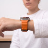 Pulseira Tech-Protect Motion para Apple Watch 8 / 9 / 10 / 11 / 12 / SE / Ultra 44/45/46/49 mm, laranja sinal