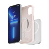Capa de silicone MagSafe Puro ICON MAG para Apple iPhone 14 Pro Max, rosa empoeirado
