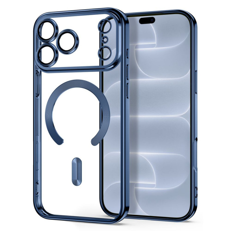 Capa Magflex MagSafe Tech-Protect para Apple iPhone 17 Pro / 18 Pro, azul-claro brilhante