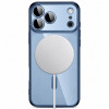Capa Magflex MagSafe Tech-Protect para Apple iPhone 17 Pro / 18 Pro, azul-claro brilhante