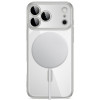 Capa MagSafe Tech-Protect Magflex para Apple iPhone 17 Pro / 18 Pro, prateado brilhante