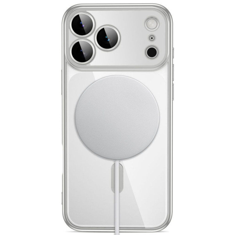 Capa Magflex MagSafe Tech-Protect para Apple iPhone 17 Pro Max / 18 Pro Max, prateado brilhante