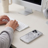 Capa Magflex MagSafe Tech-Protect para Apple iPhone 17 Pro Max / 18 Pro Max, prateado brilhante
