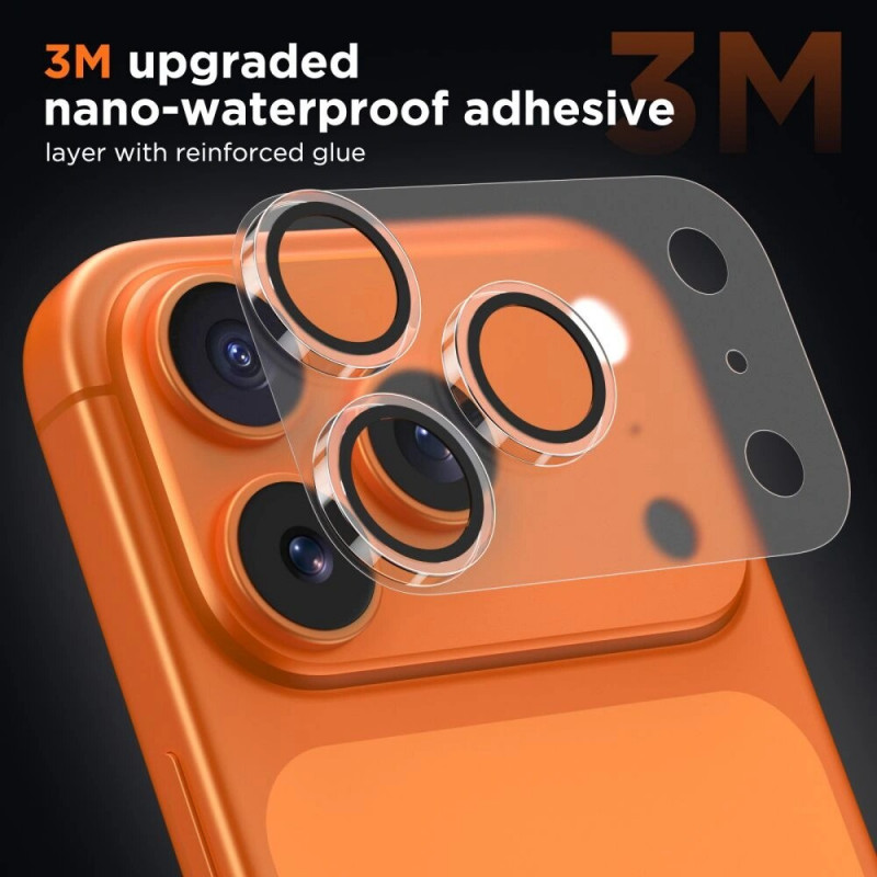 Tech-Protect Camfull Fit+ Proteção de Câmara para Apple iPhone 17 Pro, Matte Clear