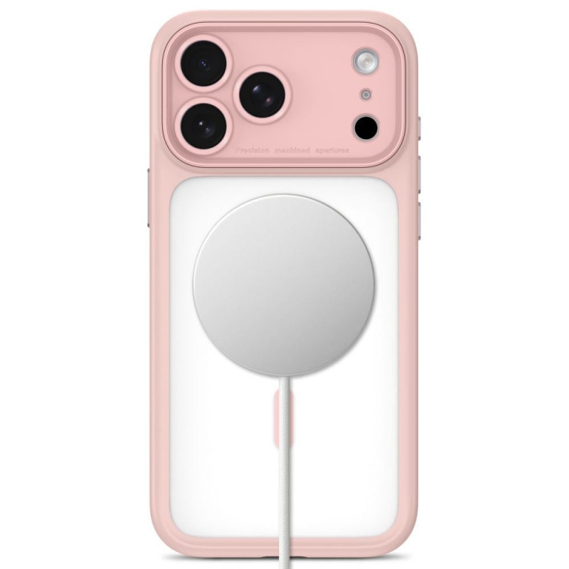 Capa Tech-Protect MagPeak MagSafe CC para Apple iPhone 17 Pro / 18 Pro THP6114, rosa mate