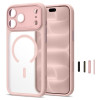 Capa Tech-Protect MagPeak MagSafe CC para Apple iPhone 17 Pro Max / 18 Pro Max THP6115, rosa mate