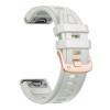 Pulseira de silicone Tech-Protect para Garmin Fenix 5s / 5s Plus / 6s / 6s Pro / 7s / 8 / 9 / 9 Pro 43 mm, cinzento névoa