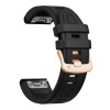 Pulseira de silicone Tech-Protect para Garmin Fenix 5s / 5s Plus / 6s / 6s Pro / 7s / 8 / 9 / 9 Pro 43 mm, preta