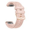 Pulseira de silicone Tech-Protect para Garmin Fenix 5s / 5s Plus / 6s / 6s Pro / 7s / 8 / 9 / 9 Pro 43 mm, rosa em pó