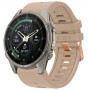 Pulseira de silicone Tech-Protect para Garmin Fenix 5s / 5s Plus / 6s / 6s Pro / 7s / 8 / 9 / 9 Pro 43 mm, nogueira