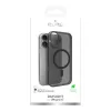 Capa de silicone compatível com MagSafe Puro Daylight para iPhone 17, preto translúcido
