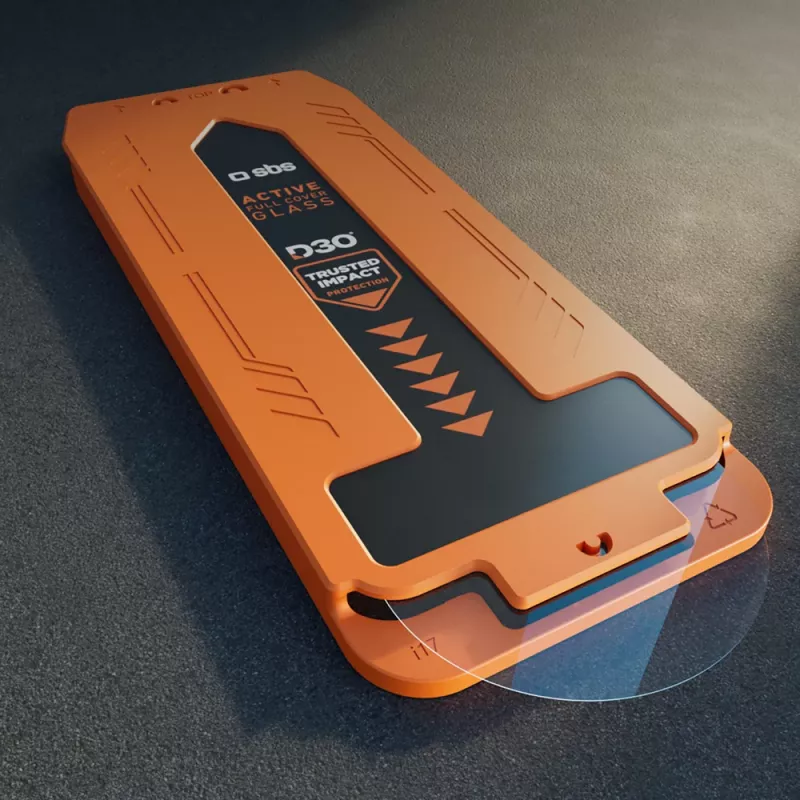 SBS D3O Vidro Temperado com Aplicador para iPhone 17 Pro (1 un)