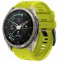 Pulseira de silicone Tech-Protect para Garmin Fenix 5 / 6 / 6 Pro / 7 / 8 / 8 Pro / E / 9 / 9 Pro 47 mm, Volt Lime