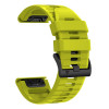 Pulseira de silicone Tech-Protect para Garmin Fenix 5 / 6 / 6 Pro / 7 / 8 / 8 Pro / E / 9 / 9 Pro 47 mm, Volt Lime