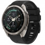 Pulseira de relógio em silicone Tech-Protect para Garmin Fenix 5 / 6 / 6 Pro / 7 / 8 / 8 Pro / E / 9 / 9 Pro 47 mm, Obsidian Black
