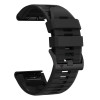 Pulseira de relógio em silicone Tech-Protect para Garmin Fenix 5 / 6 / 6 Pro / 7 / 8 / 8 Pro / E / 9 / 9 Pro 47 mm, Obsidian Black