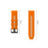 Pulseira de silicone Tech-Protect para Garmin Fenix 5 / 6 / 6 Pro / 7 / 8 / 8 Pro / E / 9 / 9 Pro 47 mm, laranja sinal