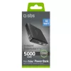 Power bank SBS HD 10W 5000mAh USB-C com ecrã LCD, preto