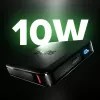Power bank SBS HD 10W 5000mAh USB-C com ecrã LCD, preto