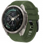 Pulseira de silicone Tech-Protect para Garmin Fenix 5 / 6 / 6 Pro / 7 / 8 / 8 Pro / E / 9 / 9 Pro 51 mm, verde militar
