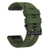 Pulseira de silicone Tech-Protect para Garmin Fenix 5 / 6 / 6 Pro / 7 / 8 / 8 Pro / E / 9 / 9 Pro 51 mm, verde militar