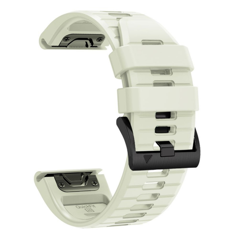 Pulseira de silicone Tech-Protect para Garmin Fenix 5 / 6 / 6 Pro / 7 / 8 / 8 Pro / E / 9 / 9 Pro 47 mm, cinzento pedra