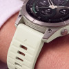 Pulseira de silicone Tech-Protect para Garmin Fenix 5 / 6 / 6 Pro / 7 / 8 / 8 Pro / E / 9 / 9 Pro 47 mm, cinzento pedra