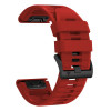 Pulseira de silicone Tech-Protect para Garmin Fenix 5 / 6 / 6 Pro / 7 / 8 / 8 Pro / E / 9 / 9 Pro 51 mm, vermelho carmesim