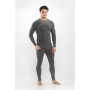 Conjunto de primeira camada merino para homem Viking Altis Man Set, preto, M