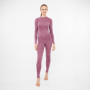 Conjunto de base layer de merino para mulher Viking Altis Lady Set, rosa, M